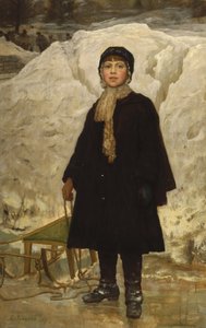 子供の肖像 作： Eastman Johnson